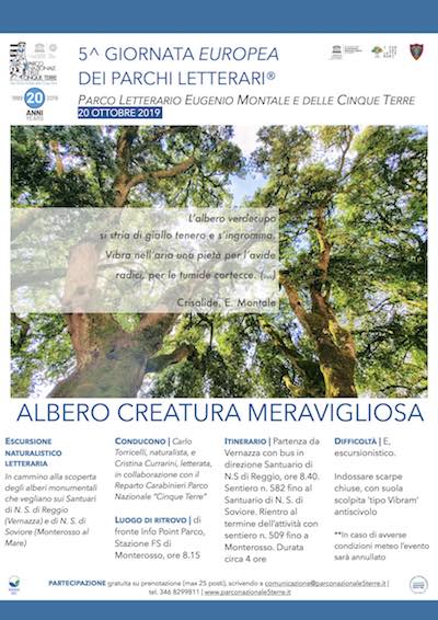 Annullato Evento Albero Creatura Meravigliosa V Giornata Europea