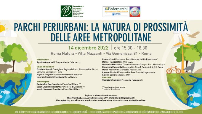 I Parchi periurbani: la natura di prossimità delle aree metropolitane |  Federparchi